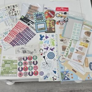 Creative memories and assorted stickers set big lot
